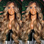 Front Lace Wig Medium Large Wave Long Curly Hair Full-head Wig Style