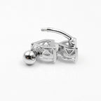 Sterling Silver Belly Button Piercing Jewelry