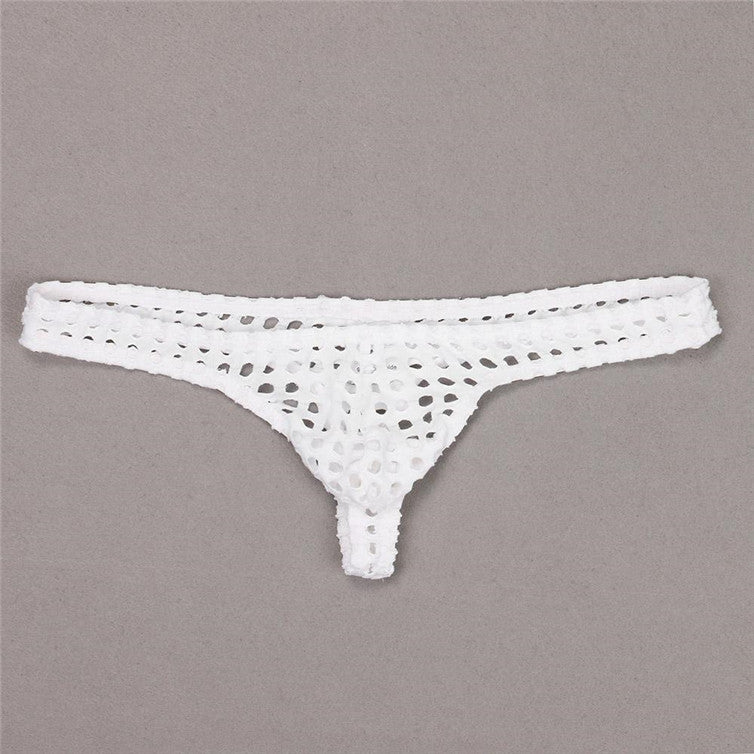 Men's Panties Sexy Hollow Bathrobe