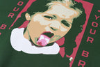 Tide Brand Retro Hooded Sweater Funny Tongue Girl