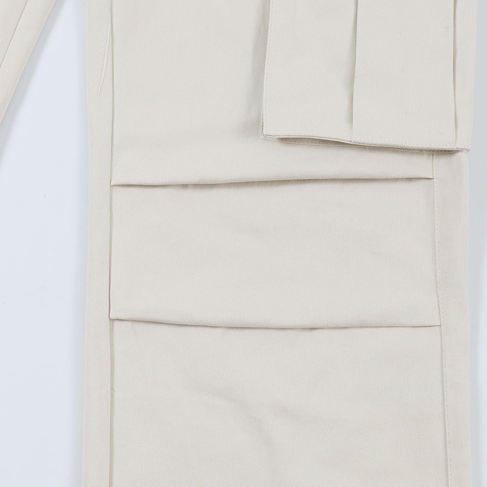 Fashion Pleated Workwear Paratrooper Pants Men