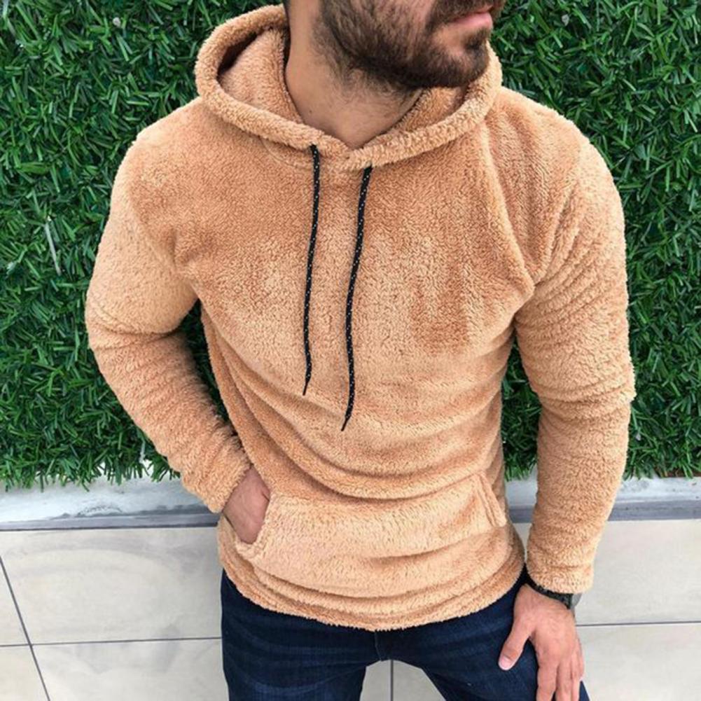 Men's Lapel Solid Color Long Sleeve Sweater