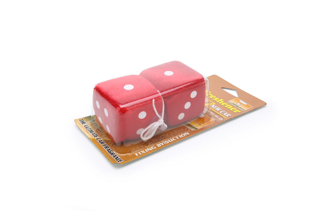Car Fragrance Plush Dice Perfume Pendant