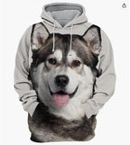 Mens Printed Hoodie Loose-fitting Top