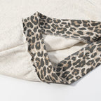 Casual Patchwork Perforated Hooded Sweatshirt For Women