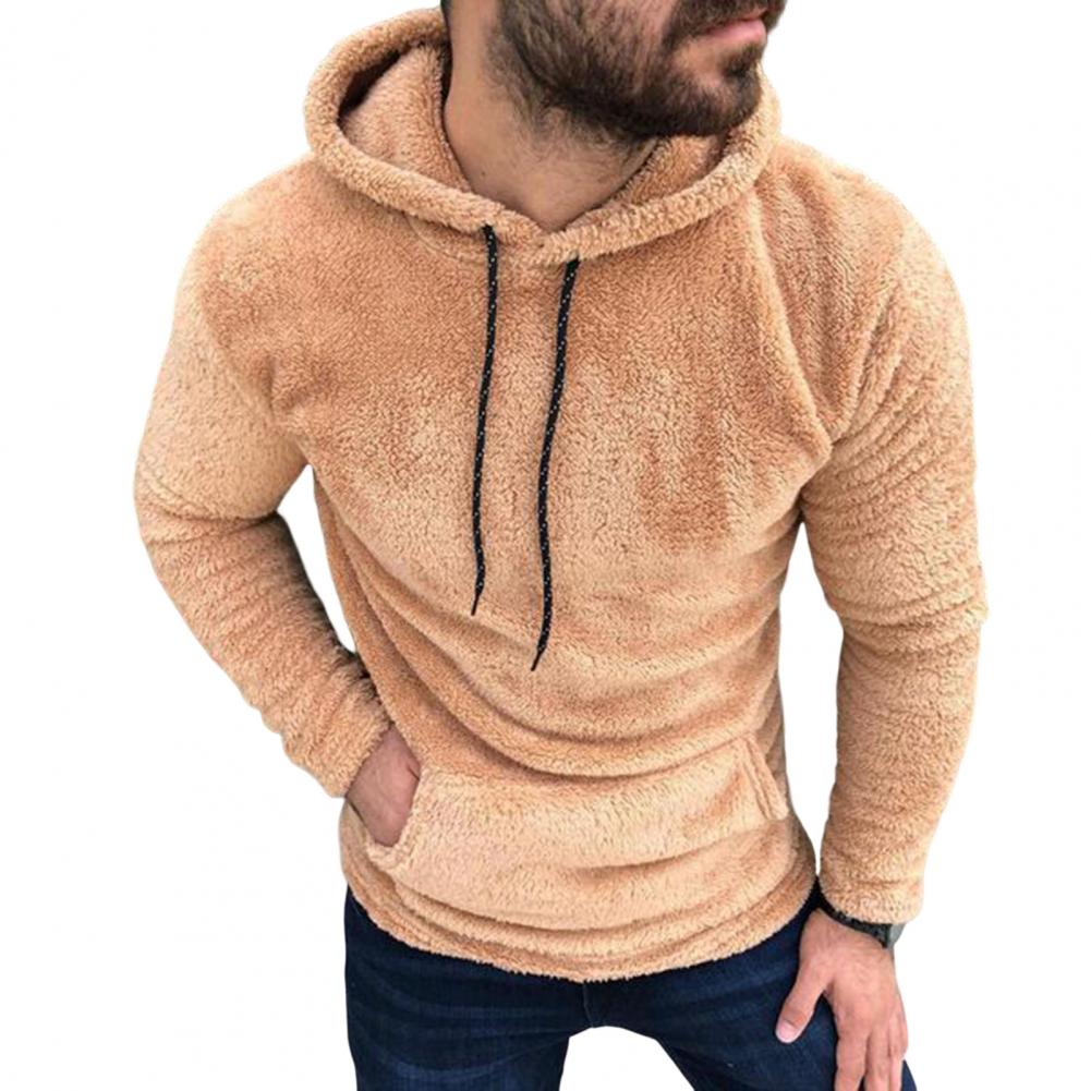 Men's Lapel Solid Color Long Sleeve Sweater