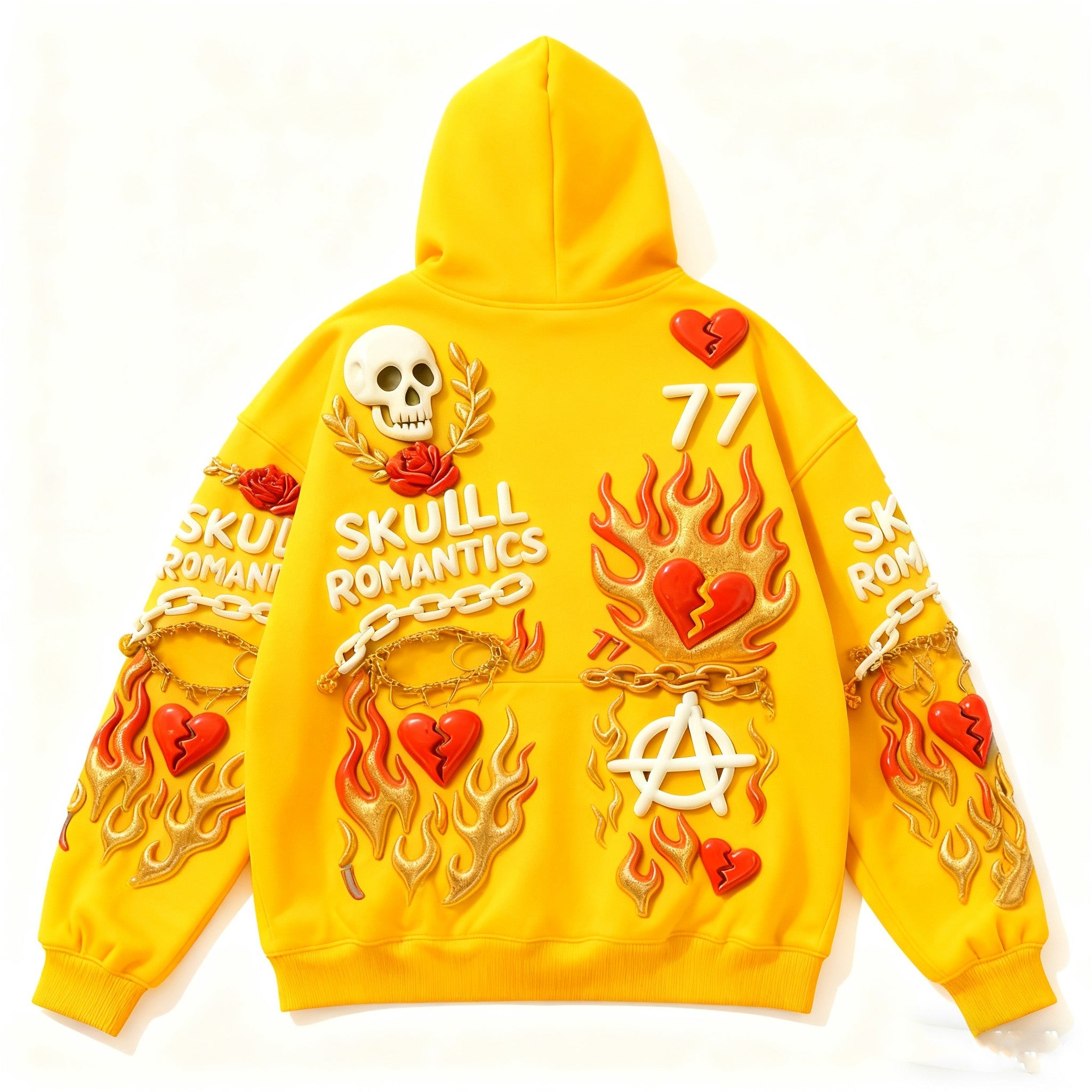 Fashion Casual Printed Polyester Sweater