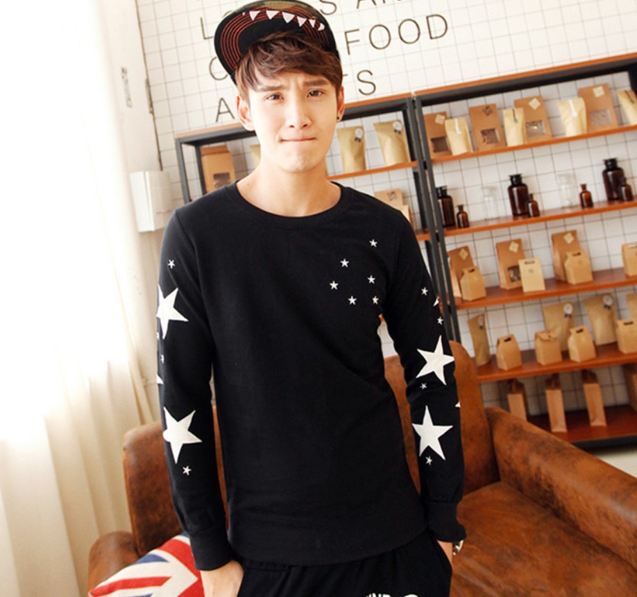 Autumn And Winter Couple Women's Long-sleeved Korean Style T-shirt Sweater Women's Top