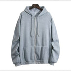 Cardigan Hoodie Solid-color Hooded Fleece Top