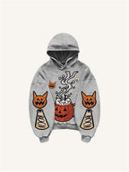 Fashion Casual Printed Polyester Sweater