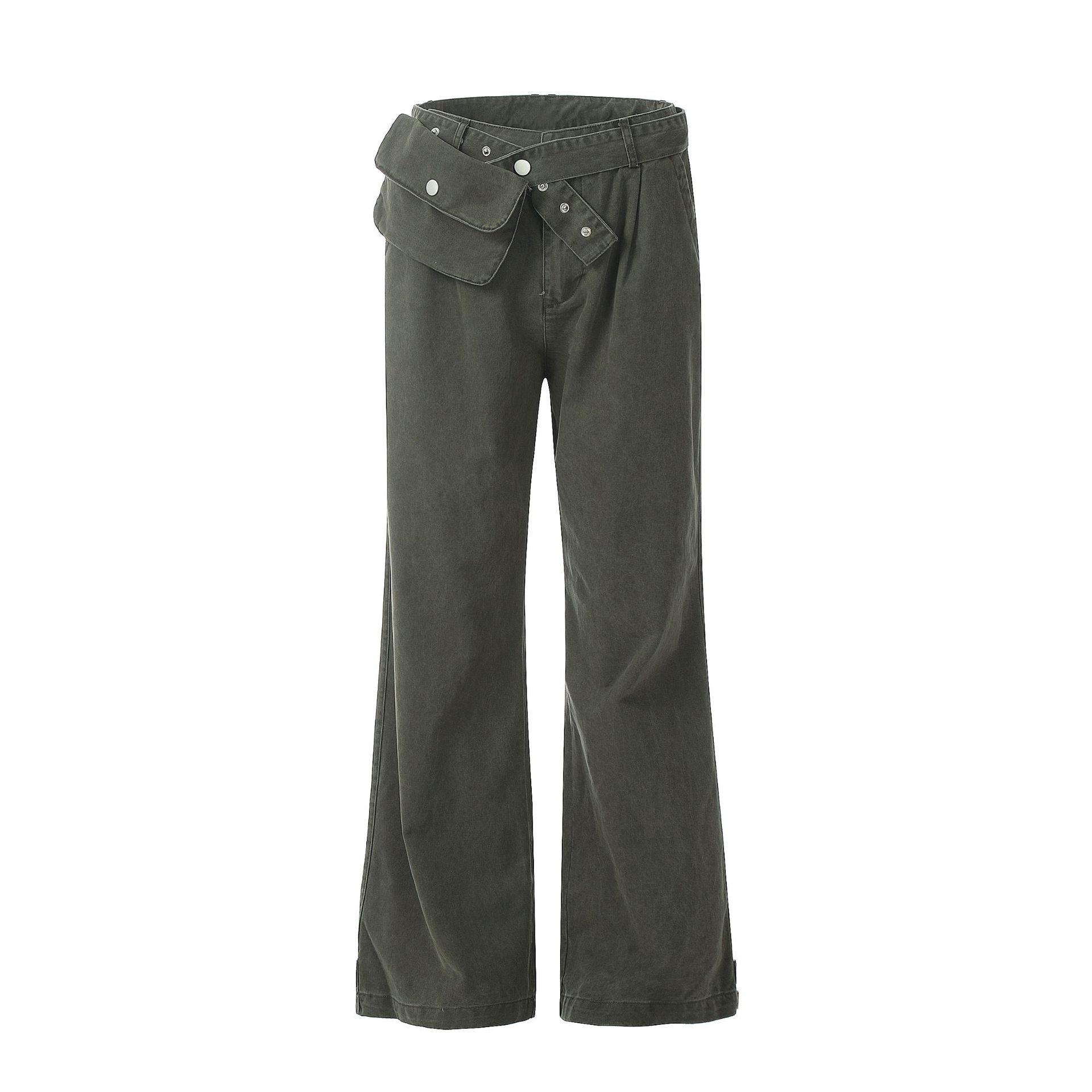 Fashion American Straight Cargo Pants Men