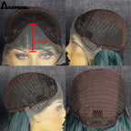 Wig Ladies Long Curly Hair Synthetic Front Lace Wig Headgear