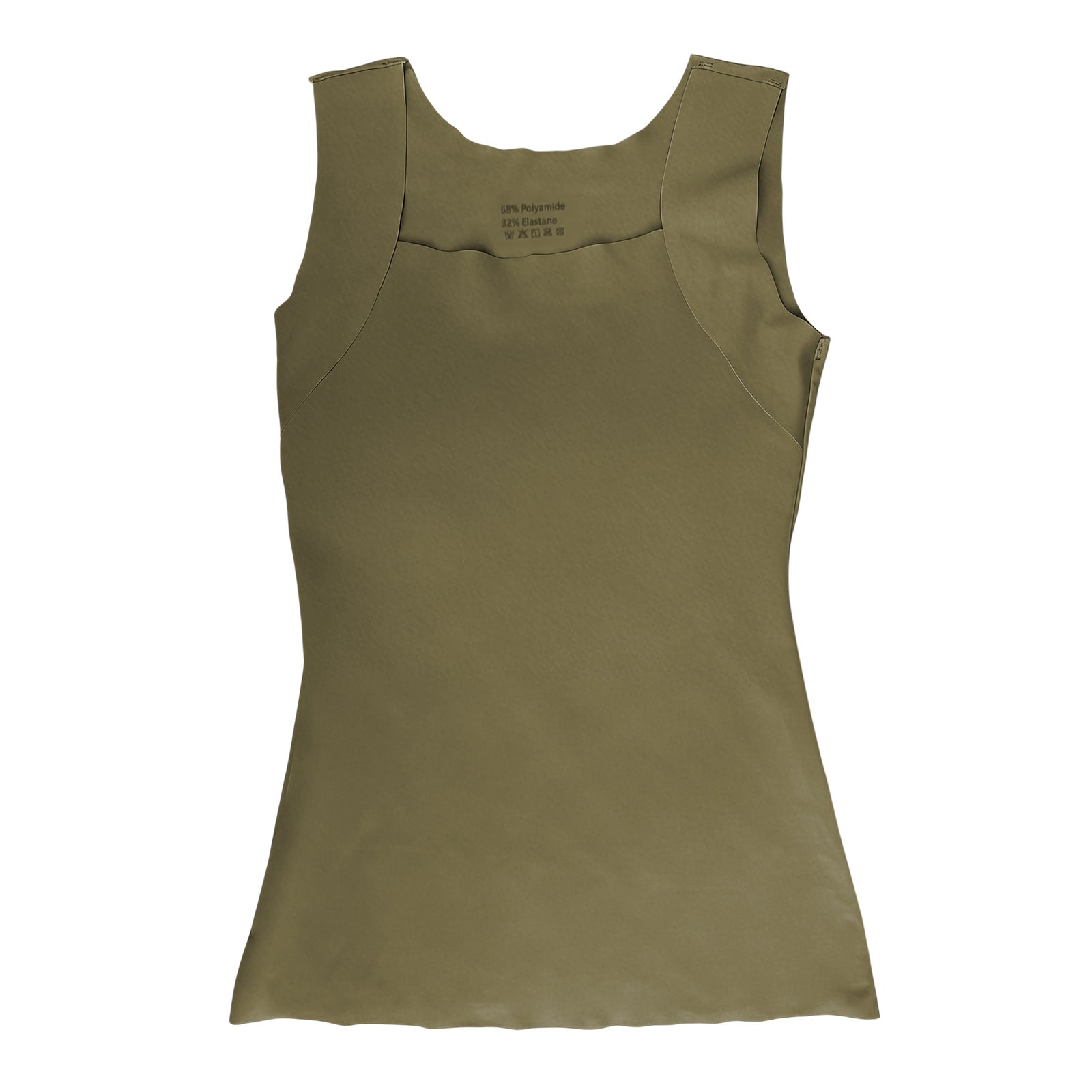 Square-neck Chest-padded Base Shirt For Women