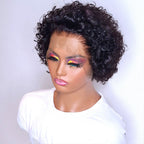 Daily Wear Black Wig Lace Hair Cover