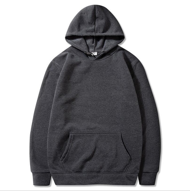 Short-sleeve Unisex Hoodie Pullover Jacket Solid Color