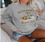 Women's Loose Round Neck Long Sleeve Sweater