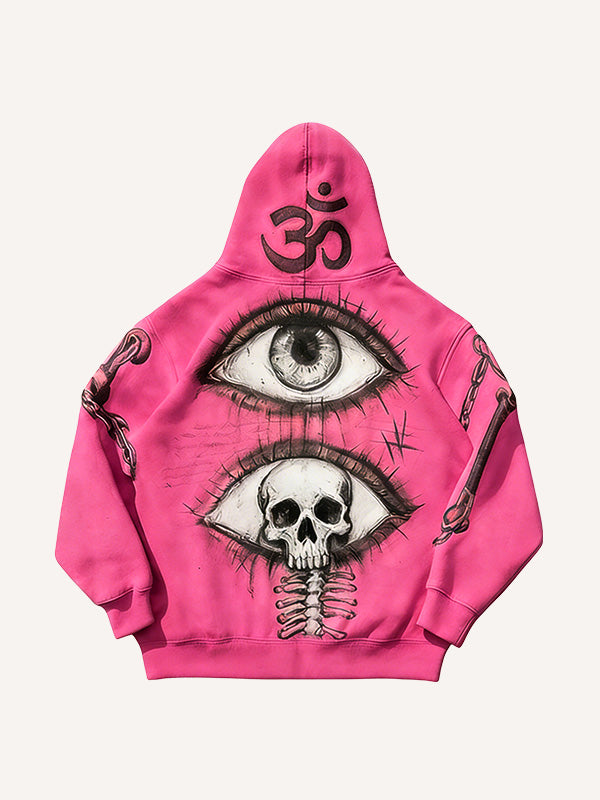 Fashion Casual Printed Polyester Sweater