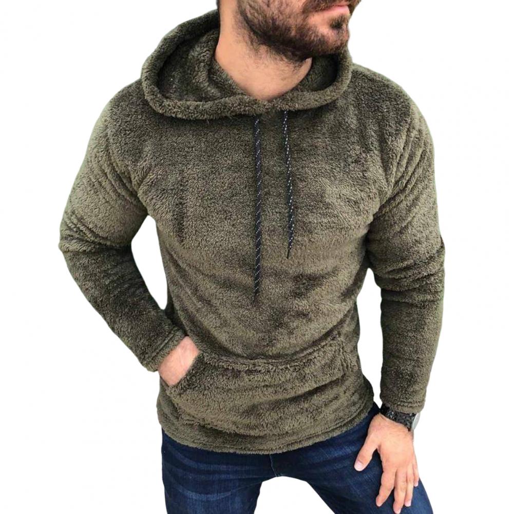 Men's Lapel Solid Color Long Sleeve Sweater