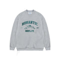 Fleece Snow Mountain Letter Chameleon Printed Sweater
