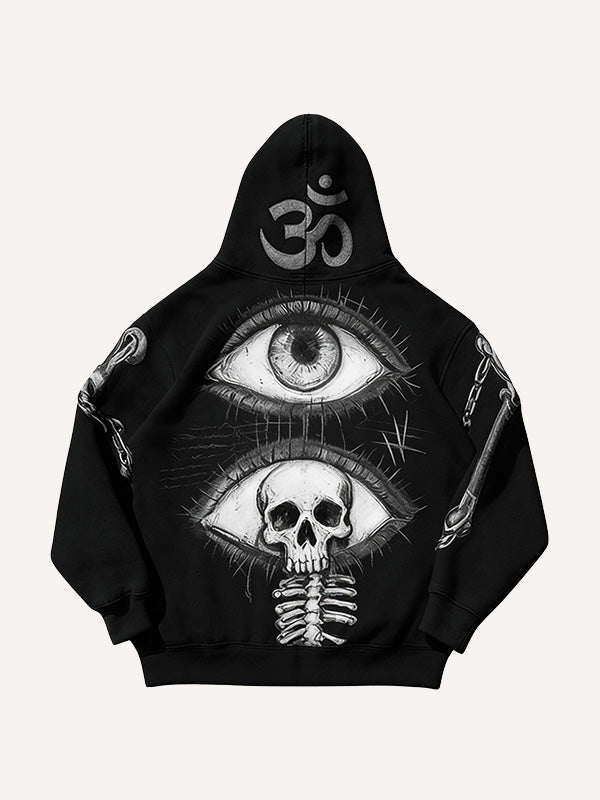Fashion Casual Printed Polyester Sweater