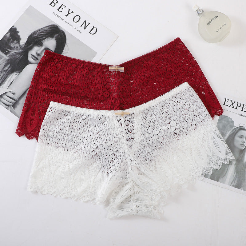 Sexy Mid Waist Hot Sale Lace Women's Panties