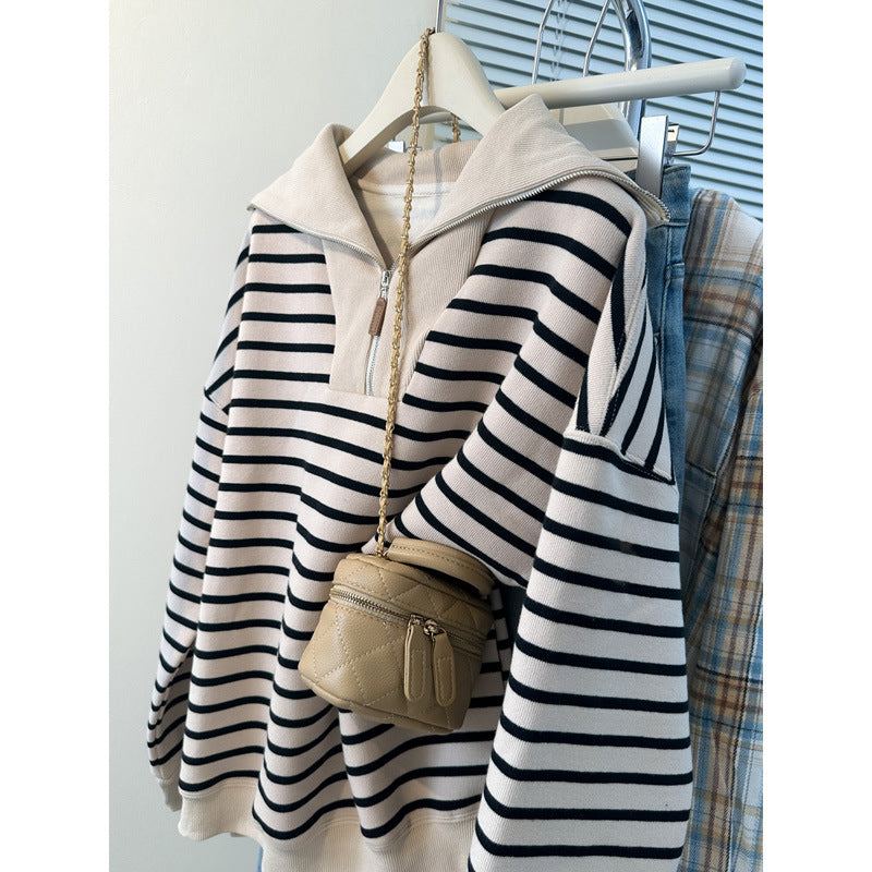 Women's Loose Casual-Style Hoodie Outerwear Top