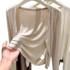 Dopamine Ultra-Bounce Shawl Thin Cover-Up Top