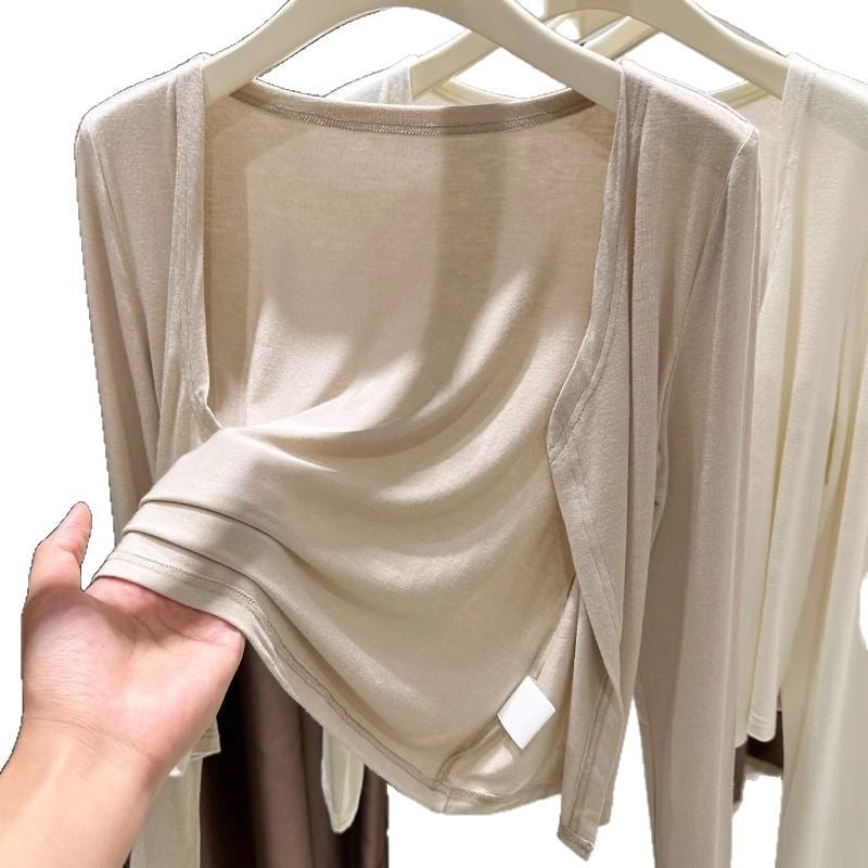 Dopamine Ultra-Bounce Shawl Thin Cover-Up Top