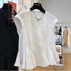 Loose-fitting Casual Shirt Vest Top For Women