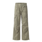 Fashion Zipper Workwear Casual Pants Men