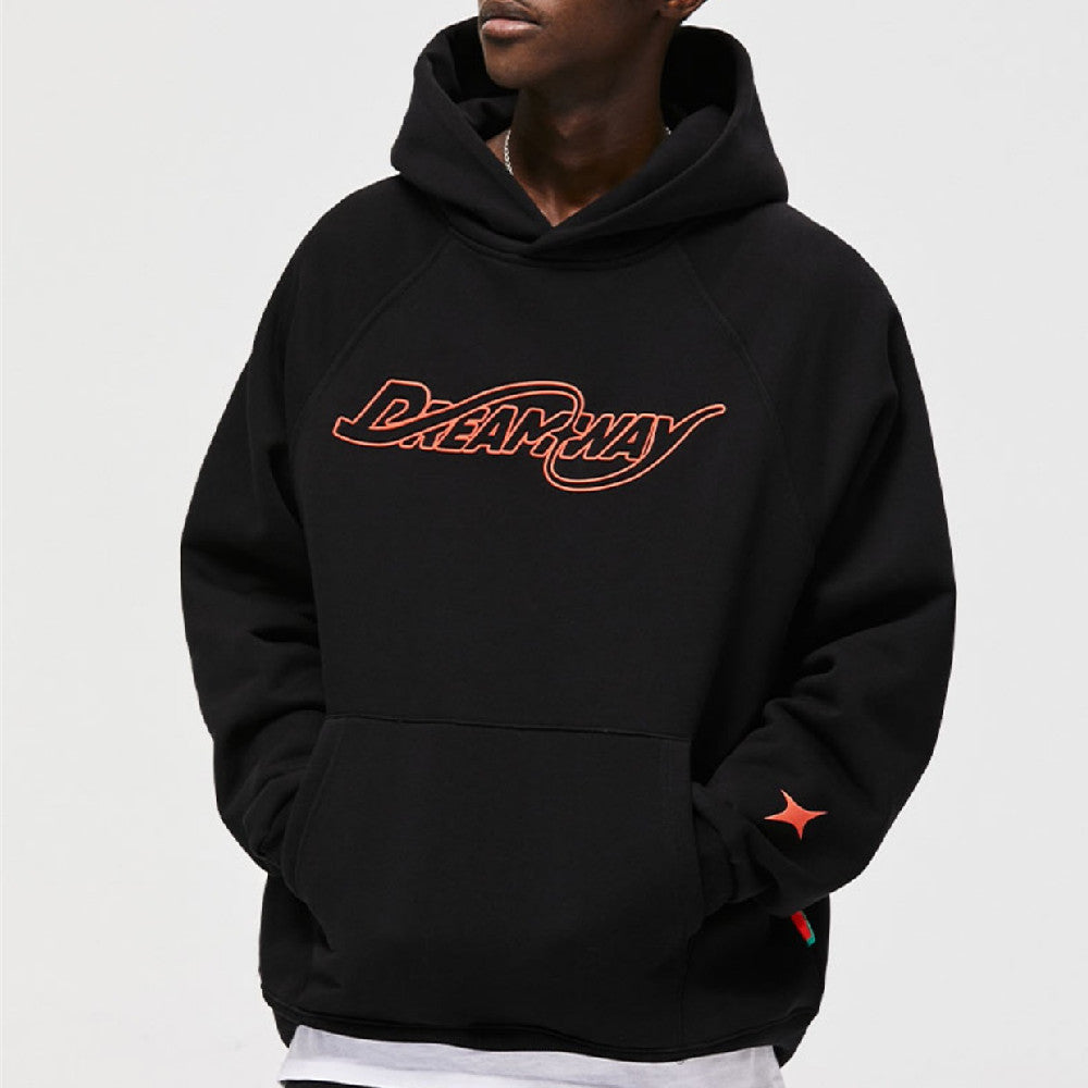 Loose Hooded Retro Pullover Men's Top Fall Everything Hoodie