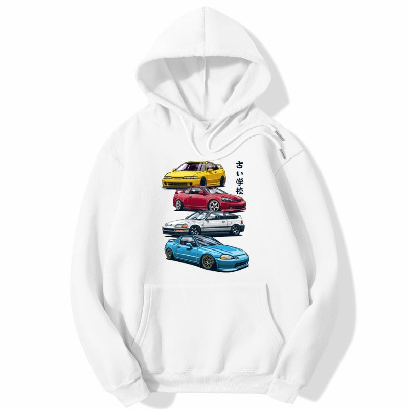 Anime Initial D Hoodie JDM Mix Civic CRX Integra Gedruck T Ho