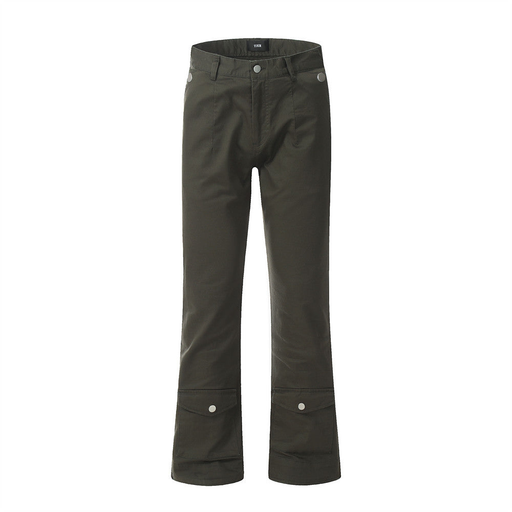 Fashion Slightly Flared Casual Pants Men