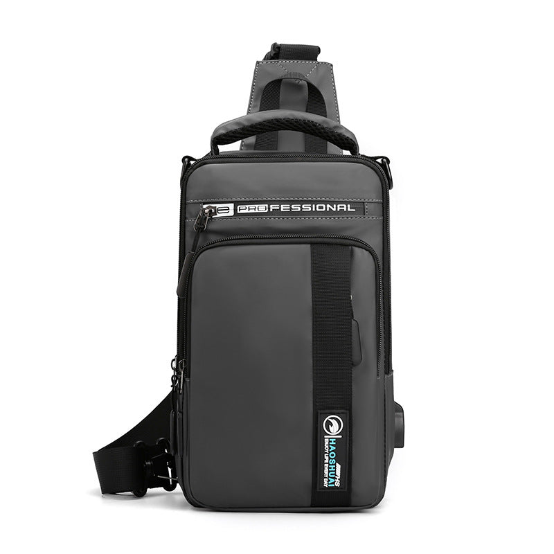 Outdoor Multifunctional Men Chest Bag Trendy One Shoulder