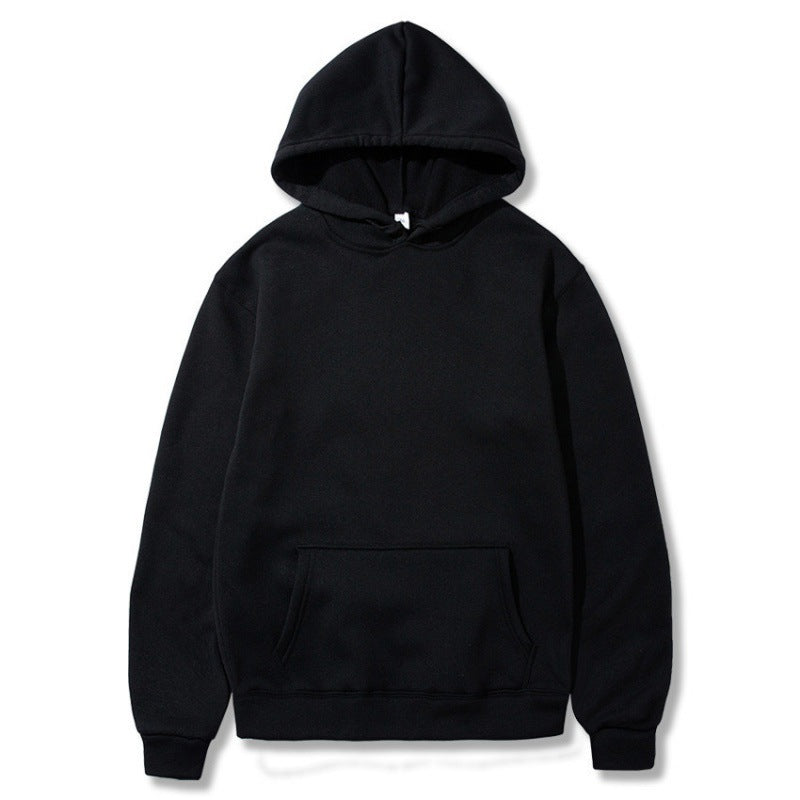 Short-sleeve Unisex Hoodie Pullover Jacket Solid Color
