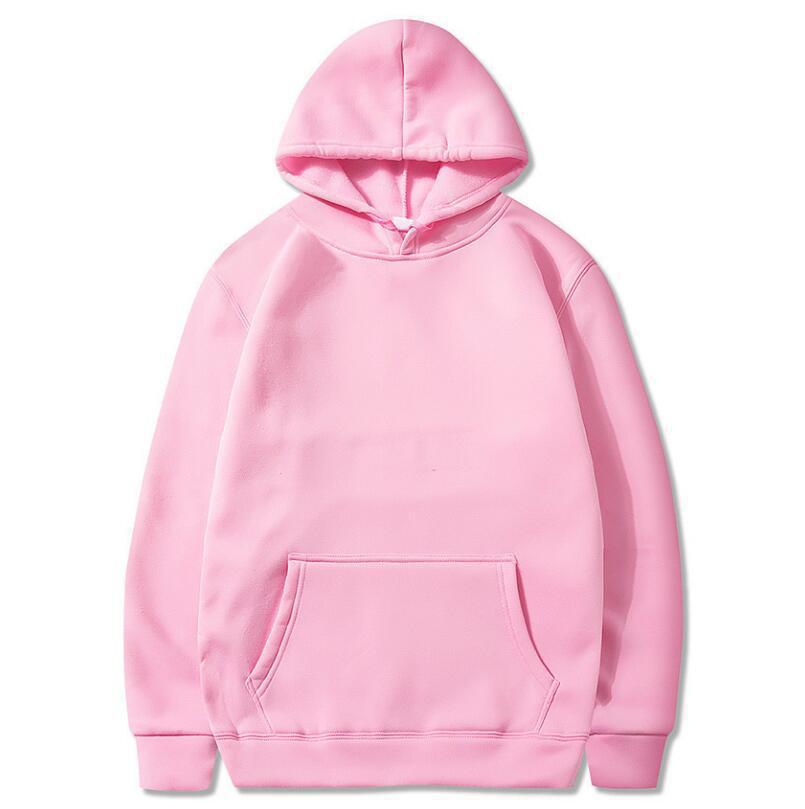 Short-sleeve Unisex Hoodie Pullover Jacket Solid Color