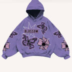 Fashion Casual Printed Polyester Sweater