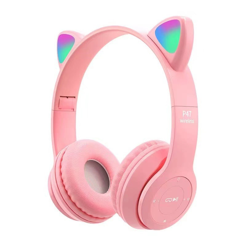 Children's Headset Bluetooth Headset Wireless Game Folding Card Call