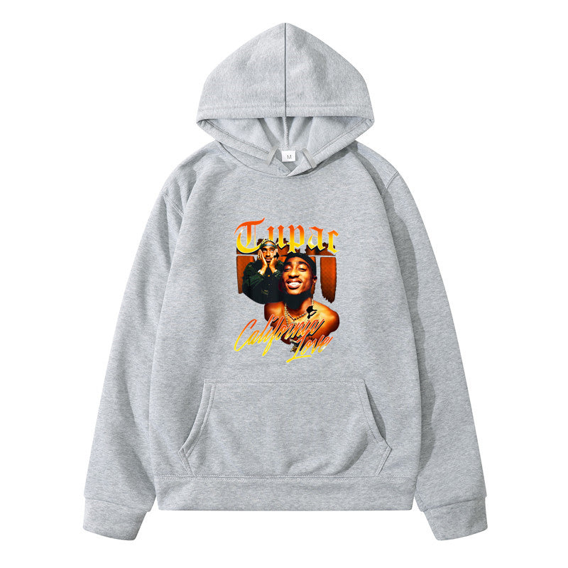 Printing Loose Men's And Women's Fleece Hooded Sweater