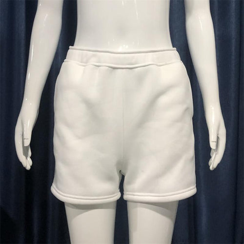 Casual Fleece Elastic Waist All-match Pant