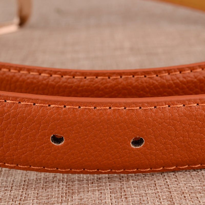 Women's Paint Alloy Buckle Pant Belt
