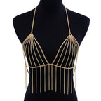Exaggerated Jewelry Gold Multi-layer Tassels