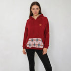 Women's Hooded Sweatshirt Pullover Jacket Casual Loose-Fitting