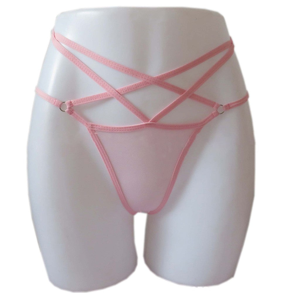 Women's Solid Color Spandex Sexy Panties Thong
