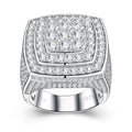 Engraved With Top-quality Moissanite, This Luxurious And Fashionable Minimalist Jewelry Set Features Exquisite Silver Accessories For Men. Made Of S925 Silver With Electroplated Platinum.