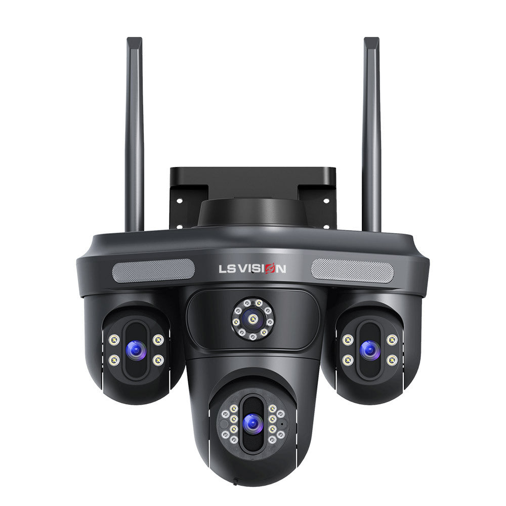 Three-screen APP-controlled Rotating 15 Million-pixel HD Camera