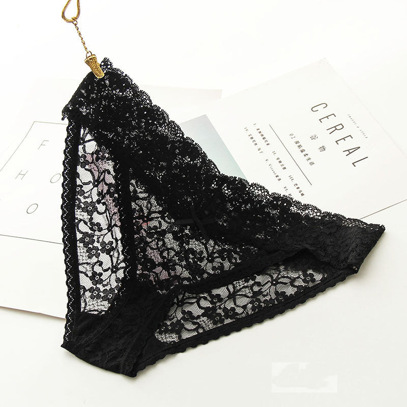 Super Thin Sexy Lace Transparent Low Waist Panties