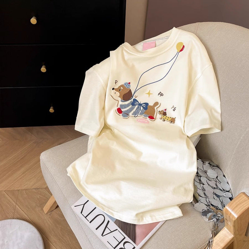 Women's New Style Loose Niche Short-Sleeve Top