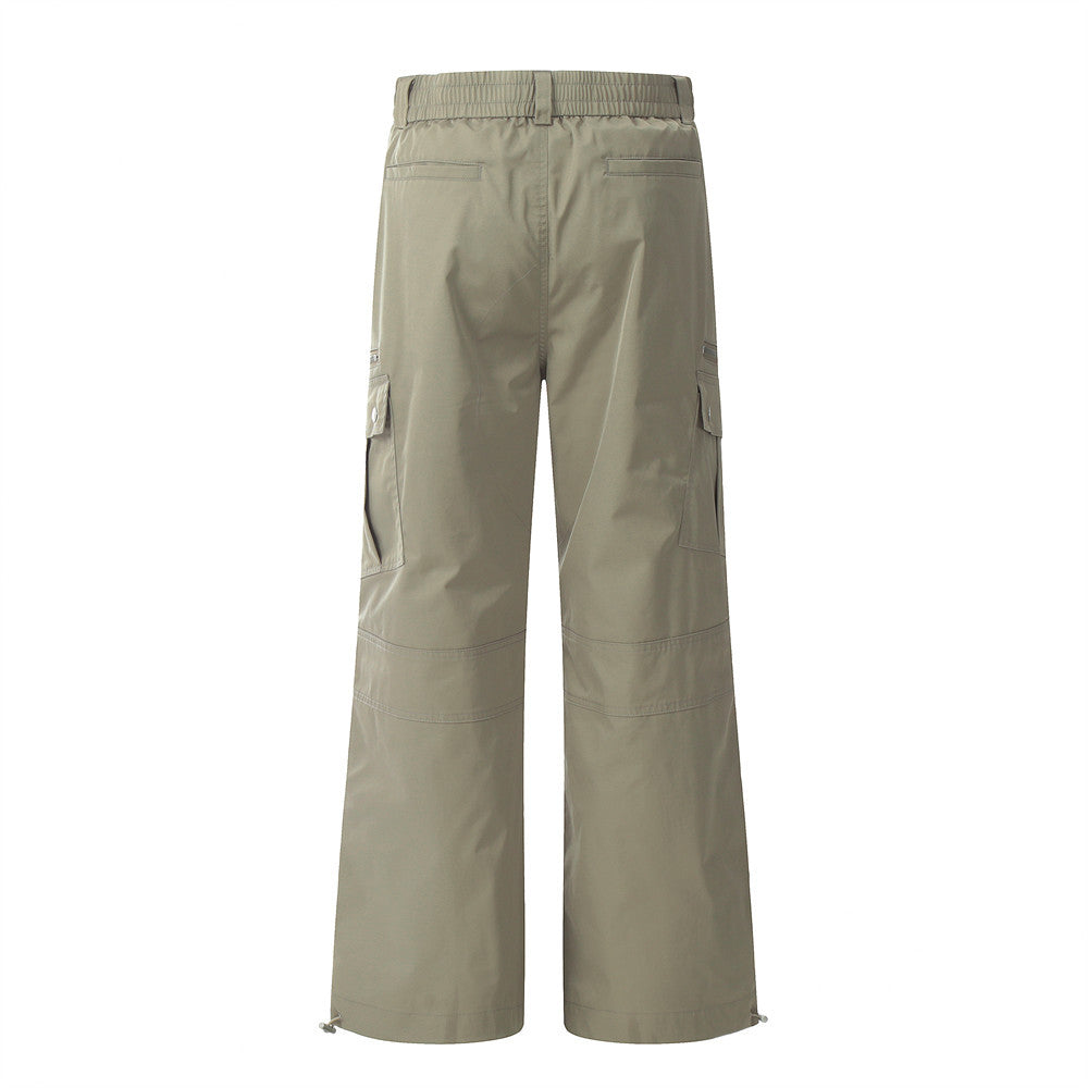 Fashion Zipper Workwear Casual Pants Men