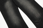 Fashion Denim Ripped Straight Pants Men